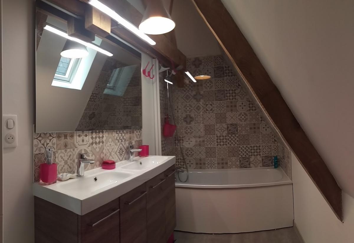 Salle de bain comble